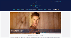 Desktop Screenshot of nikiperryyoga.com